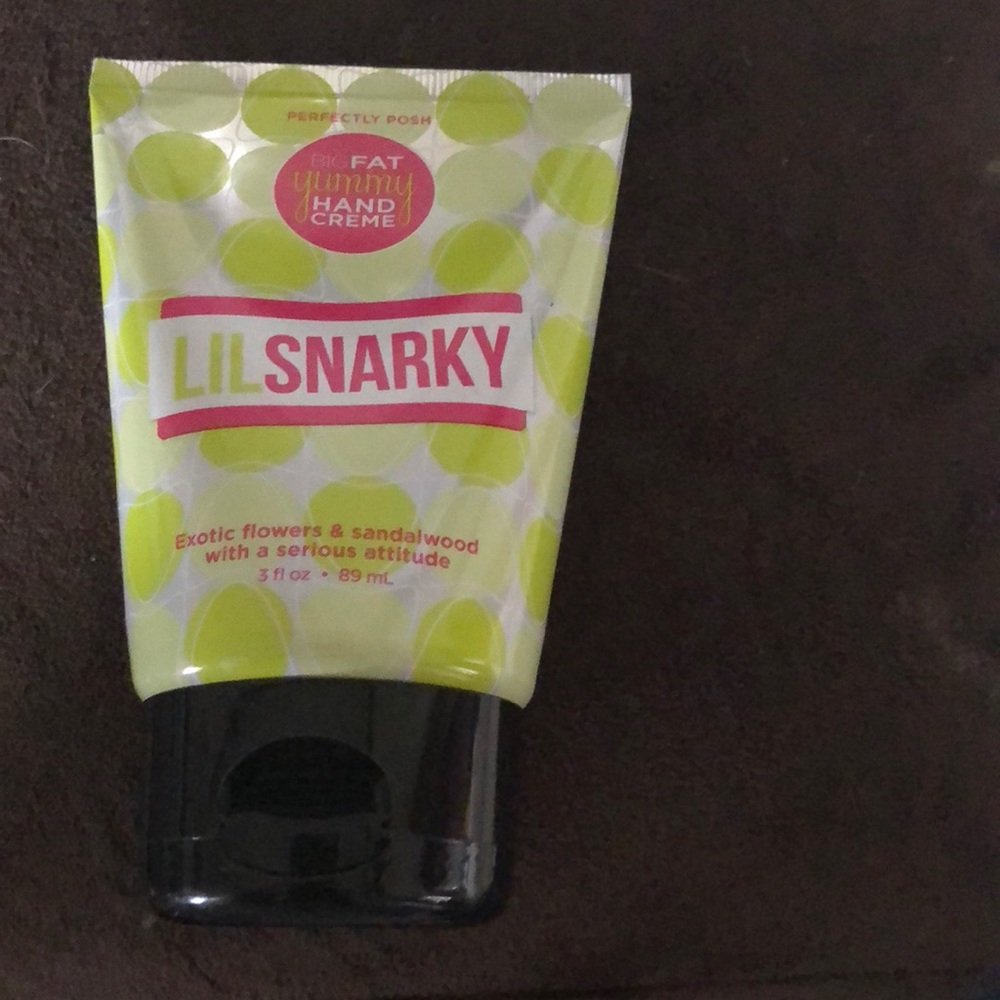 Perfectly posh lil snarky hand cream